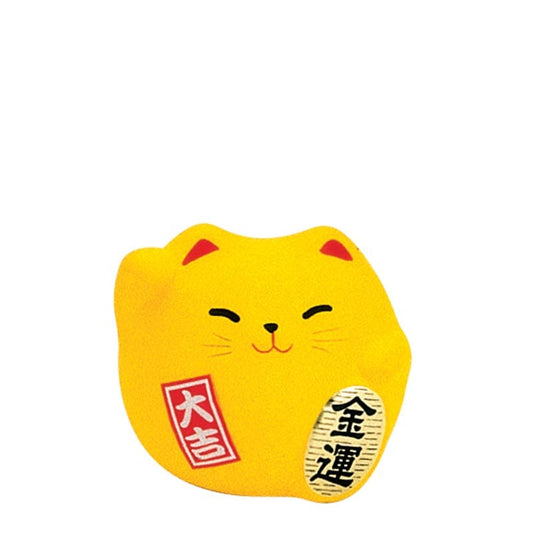 Kleine Süße Gelbe Lucky Cat