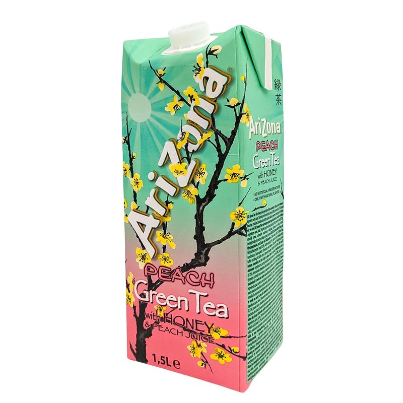 Arizona Grüner Tee Pfirsich 1,5L