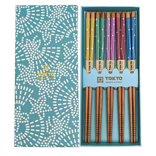 Essstäbchen Feuerwerk Hanabi (Geschenkbox) 5 Paare