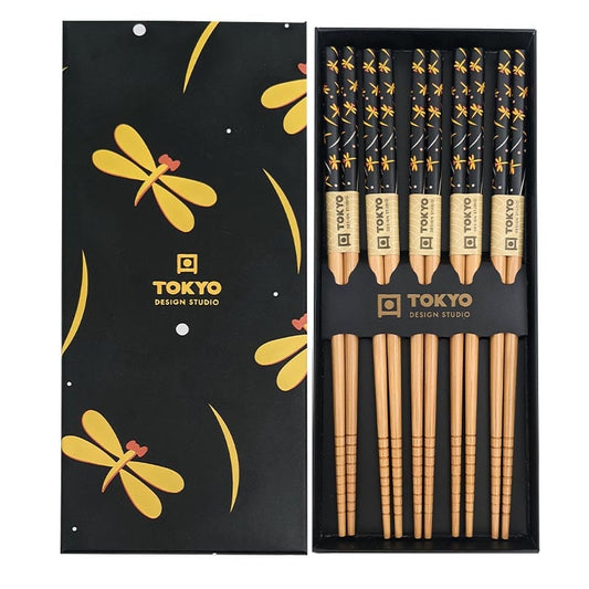 Essstäbchen Libellen (Geschenkbox) 5 Paare