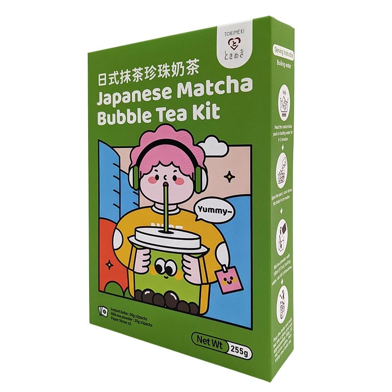 Bubble Tea Set Matcha Tokimeki 3er-Pack