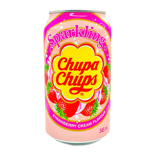 Chupa Chups Erdbeere und Sahne Limo