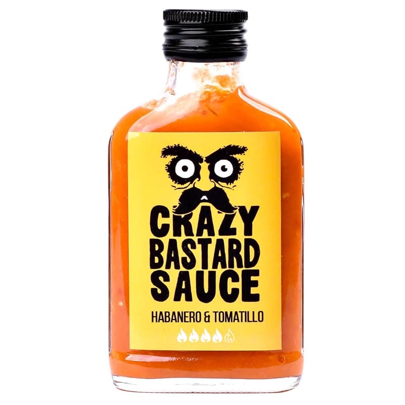 Crazy Bastard Habanero & Tomatillo Hot Sauce 100ml