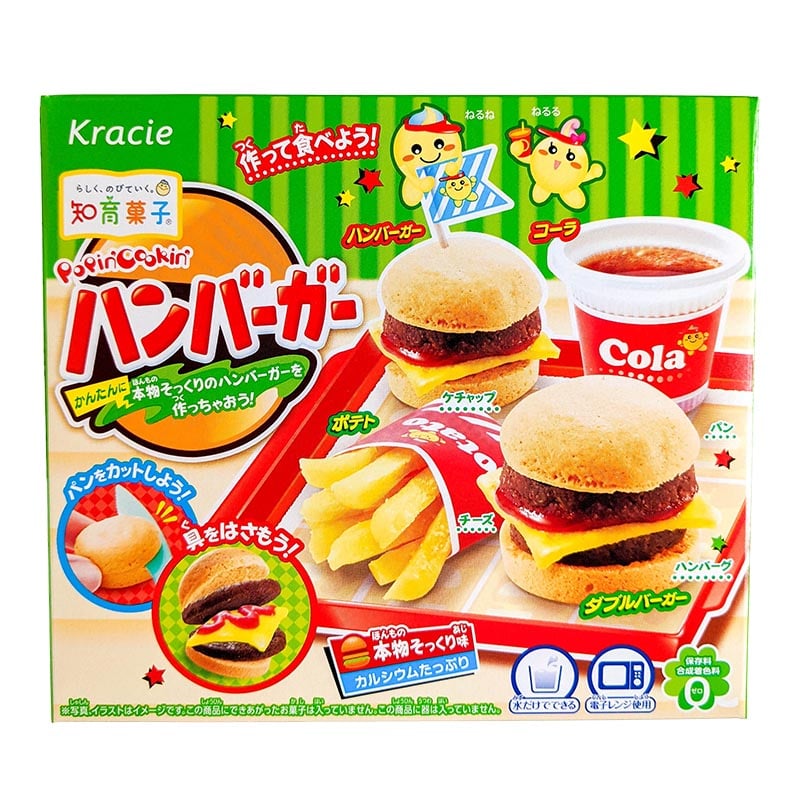 Popin'Cookin' Hamburger Kit DIY Japanisches Süßigkeiten-Set