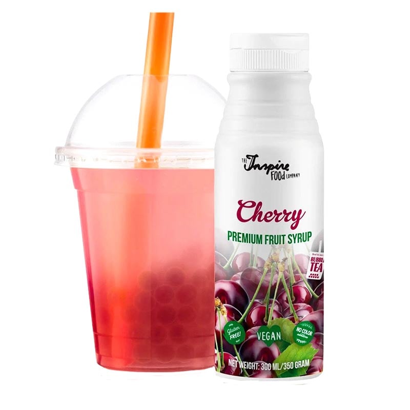 Kirsche Fruchtsirup Bubble Tea 300ml (10 Portionen)