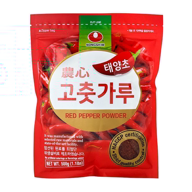 Gochugaru (koreanische Chiliflocken ohne Kerne) Nongshim 500g
