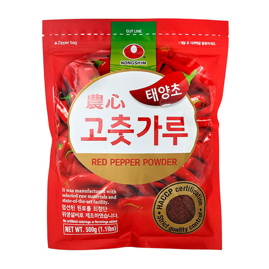 Gochugaru (koreanische Chiliflocken ohne Kerne) Nongshim 500g