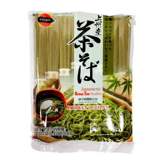 Grüner Tee Nudeln (Joshu Chasoba) 640g