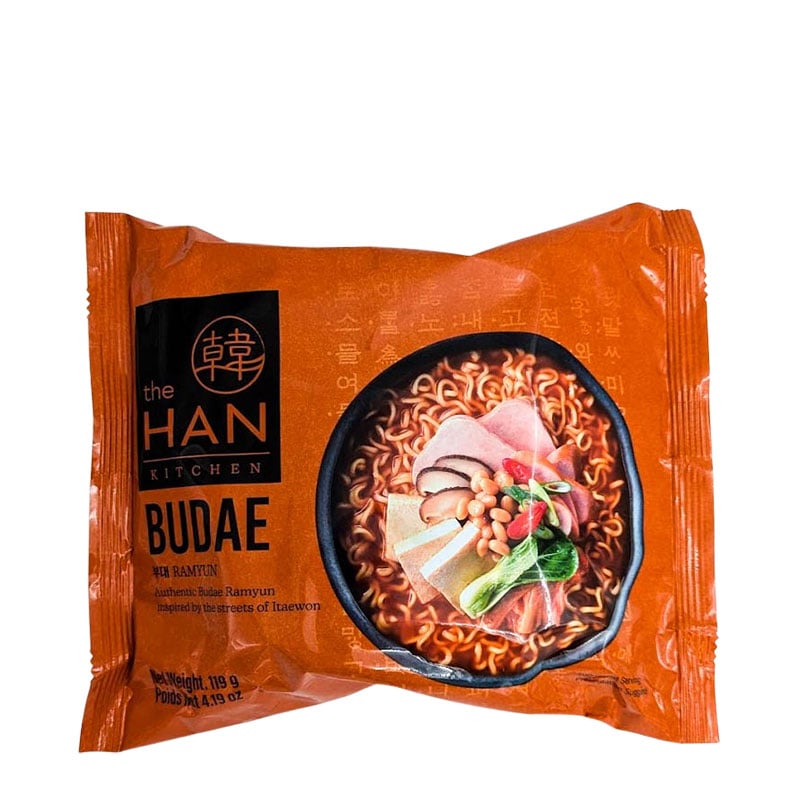 Budae Jjigae Han Kitchen Ramyun Premium-Instant Nudeln 119g