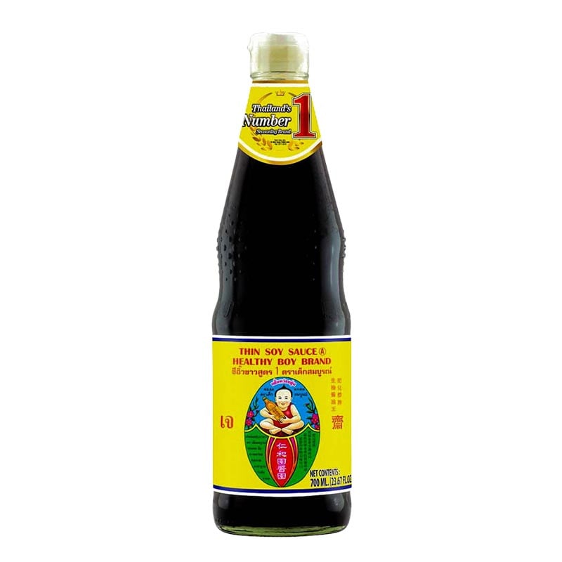 Thailändische helle Sojasoße (dünne Sojasoße) Healthy Boy 700ml