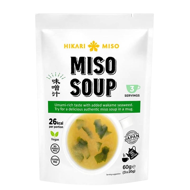 Vegane Misosuppe 3 Portionen