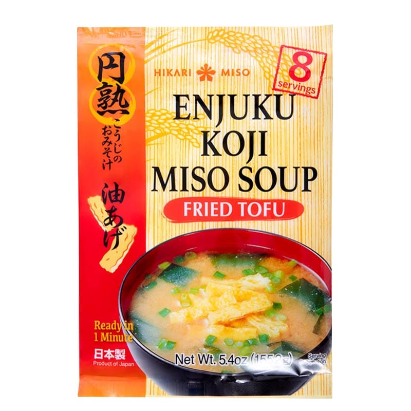 Enjuku Misosuppe mit frischem frittiertem Tofu, 8 Portionen