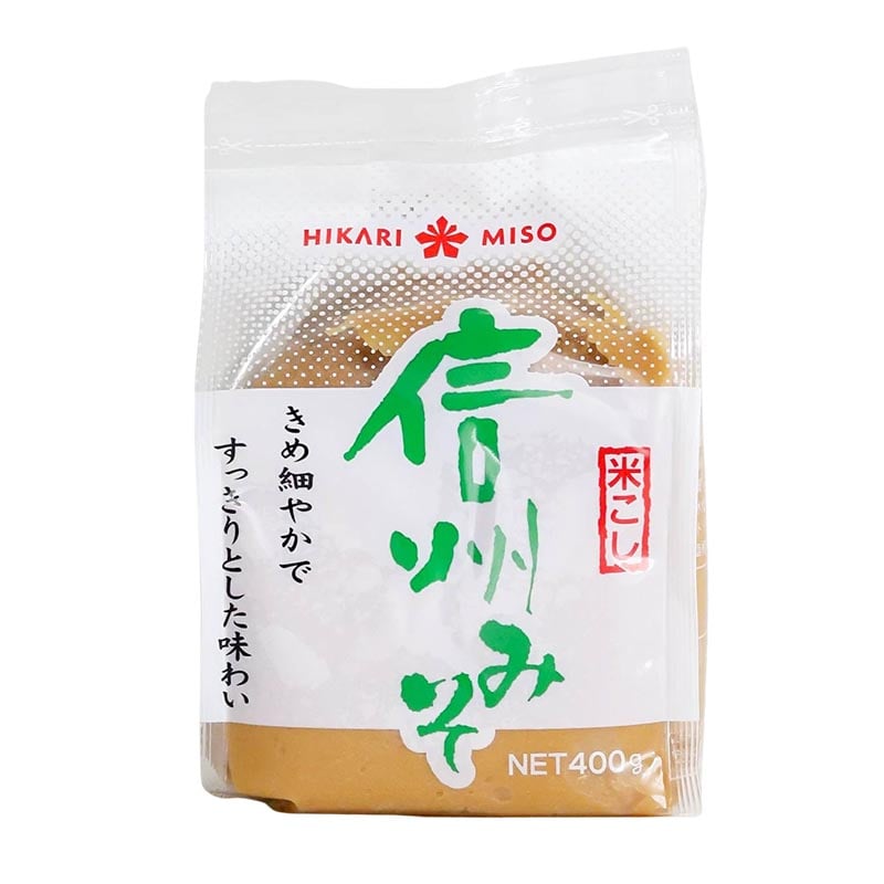 Weiße Misopaste für Suppe oder Marinade 400g