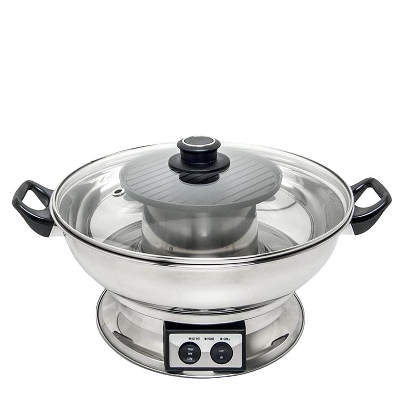 Hot Pot mit Grillplatte 3,8 Liter (Elektrisch)
