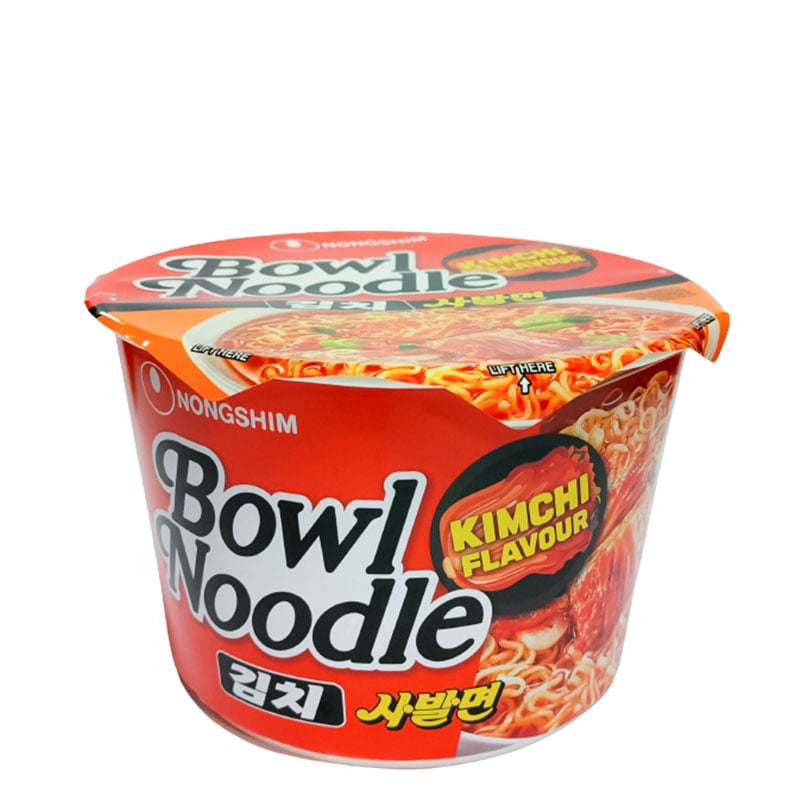 Instant-Nudel-Bowl mit Kimchi