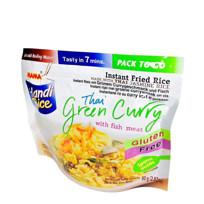 Instant-Fried-Reis, Thailändisches Grünes Curry