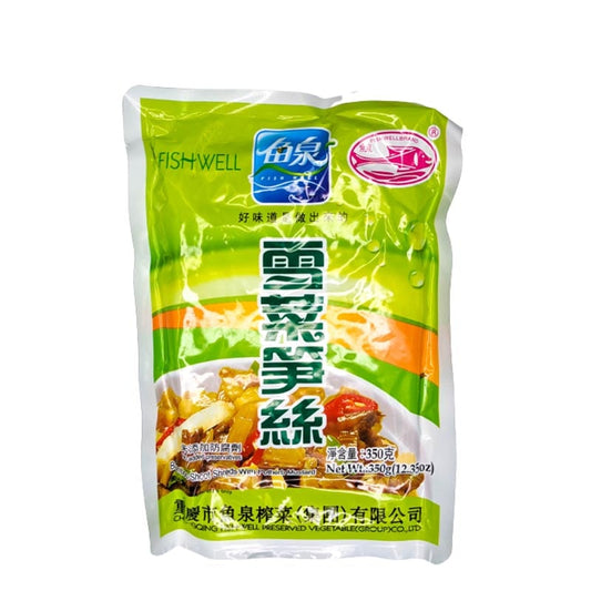 Eingelegter japanischer Senf mit Bambussprossen (Sichuan) 350g
