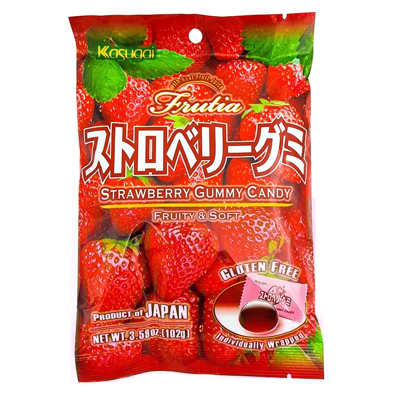 Kasugai Erdbeere (Japanische Weingummis)