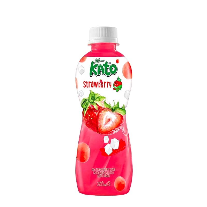 Fruchtsaft Kato Erdbeere Nata de Coco 320ml