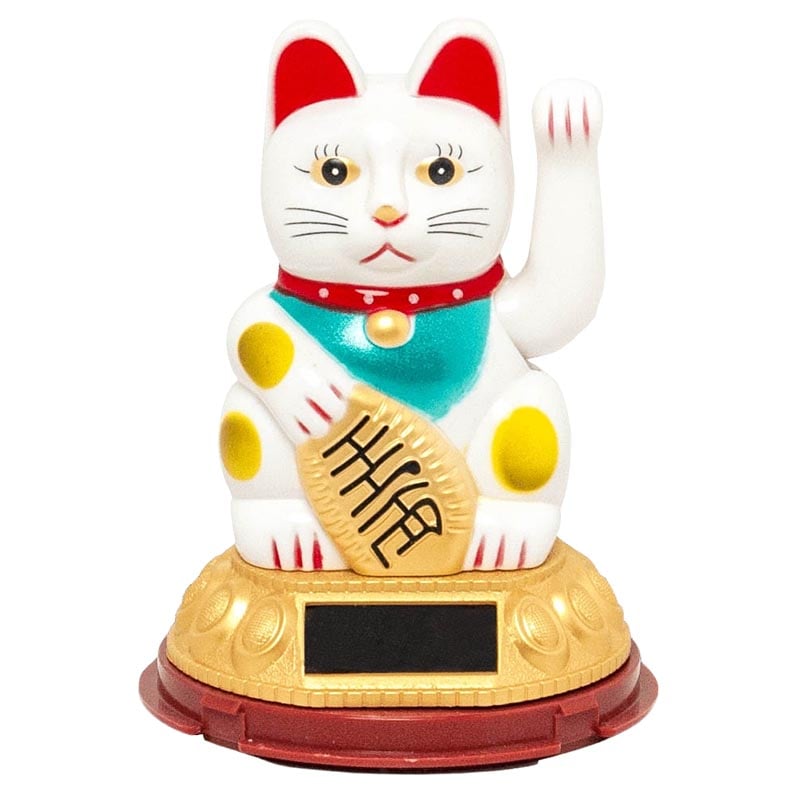 Lucky Cat Klassisch Solarzelle