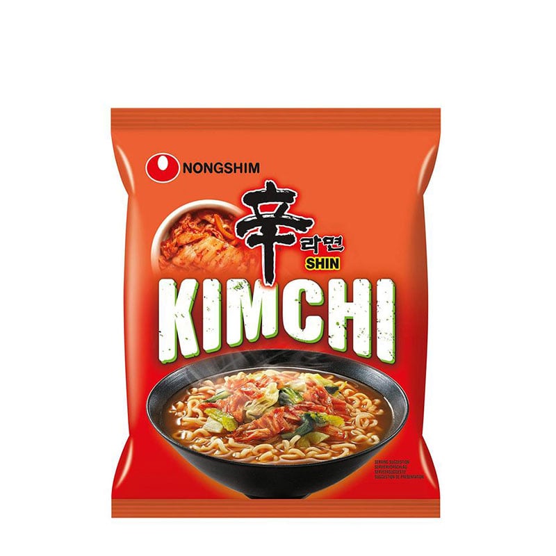Nudeln mit Kimchi
