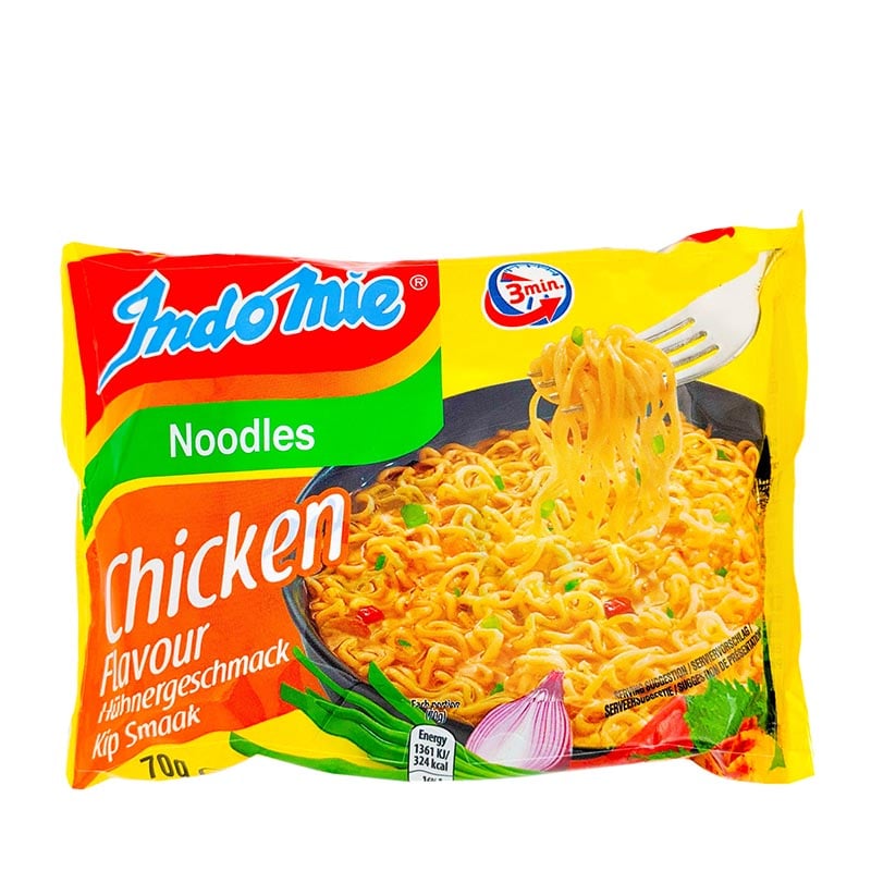 Indomie Chicken Instant Nudeln (8 X 60 G. Cups) Hühnergeschmack