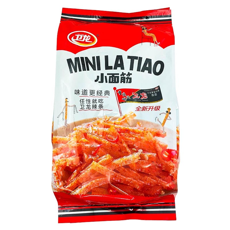 Latiao Mini Hot & Spicy Snacks Große Tüte 360g