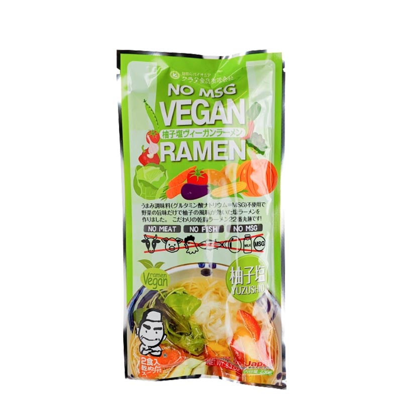Deluxe vegane Ramen mit Brühe (Yuzushio) 2 Portionen