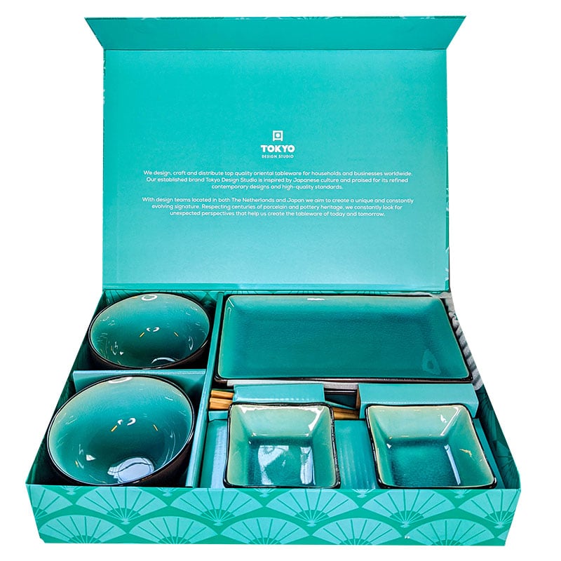 Porzellan-Set Tokyo Design Studio Türkis 8 Teile