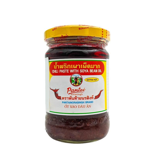 Nam Prik Pao Extra scharf thailändische Chilipaste 227g