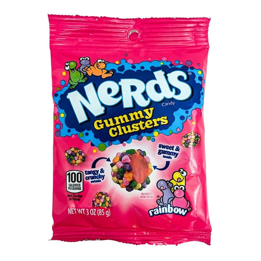 Nerds Gummy Clusters Regenbogen 85g