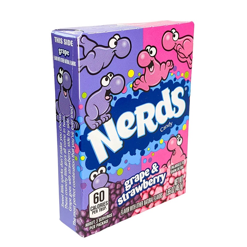 Nerds Süßigkeiten Traube & Erdbeere