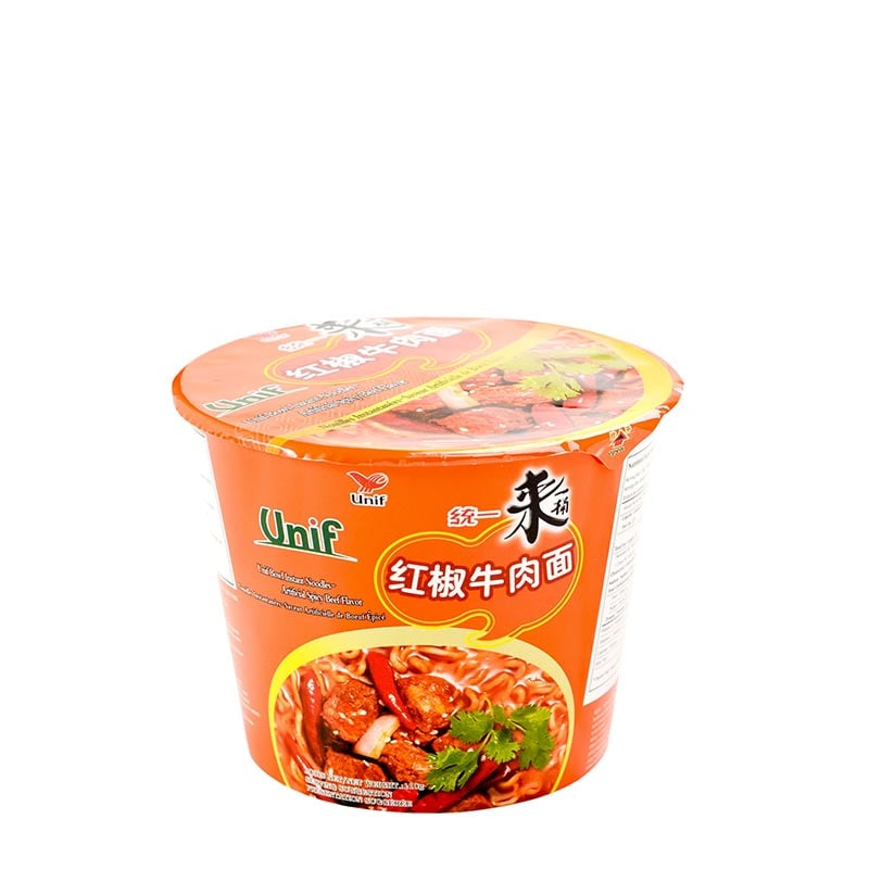 Nudel Bowl Scharfes Rindfleisch