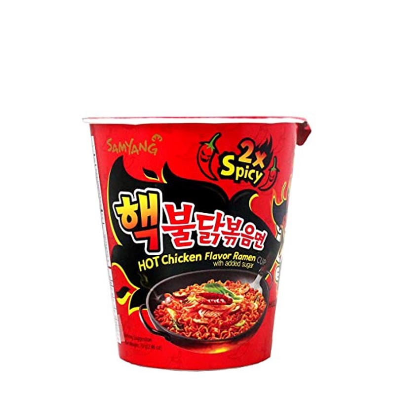 Samyang Hot Chicken Ramen 2X scharfe Nuklear-Nudeln Becher