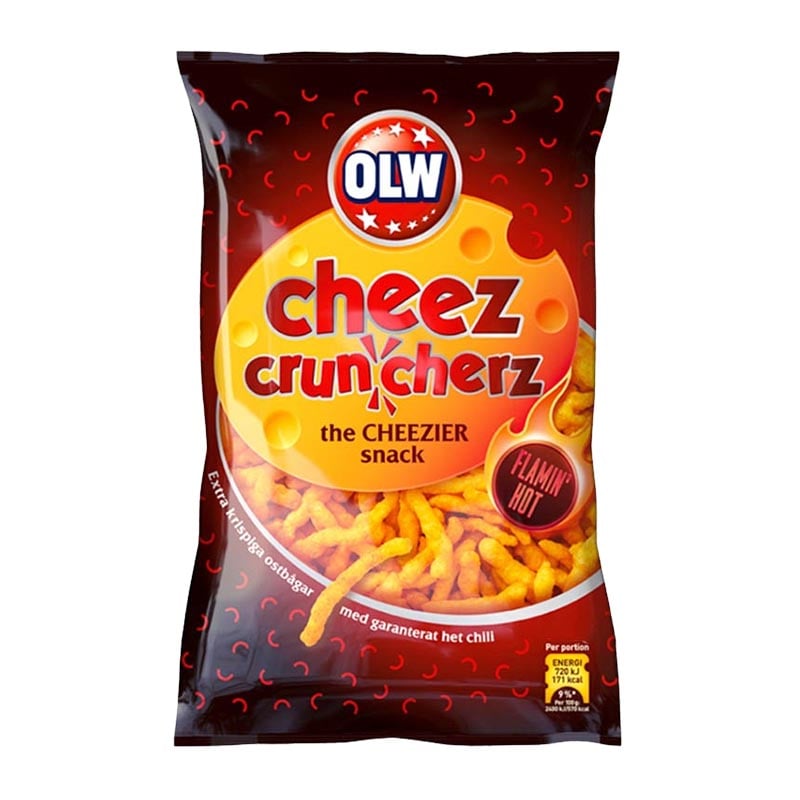 OLW Flamin Hot Cheez Crunchers Käsebällchen 225g