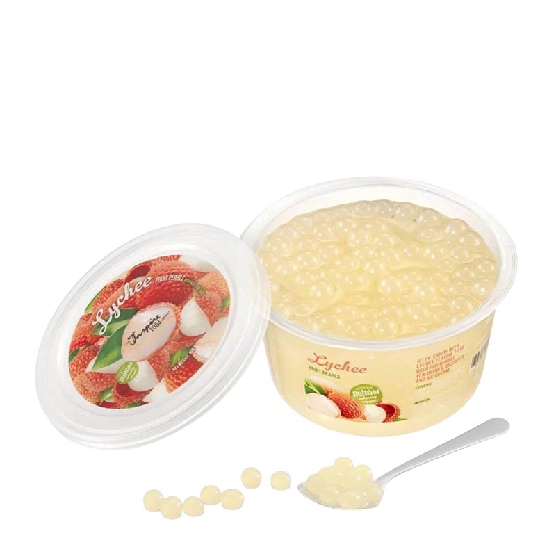 Popping Boba Fruchtperlen Bubble Tea Litschi 450g