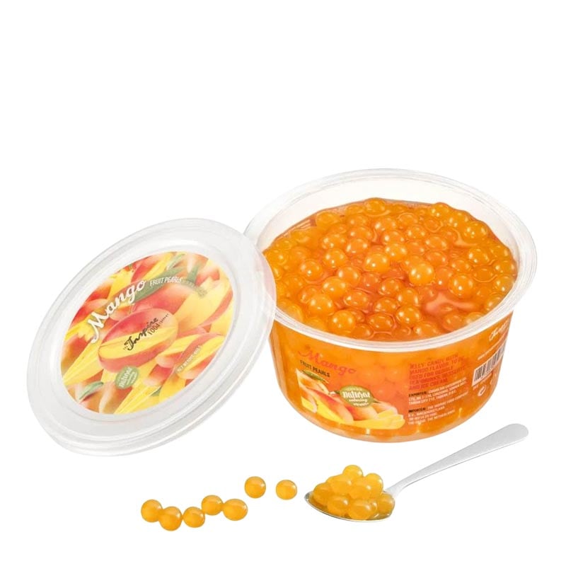 Popping Boba Fruchtperlen für Bubble Tea Mango 450g