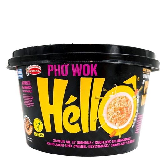 Pho-Nudelsuppe mit Knoblauch & Zwiebel Schüssel