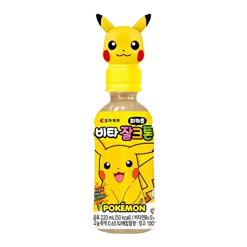 Weiße Jalkton japanische Mangolimonade Pikachu 220ml