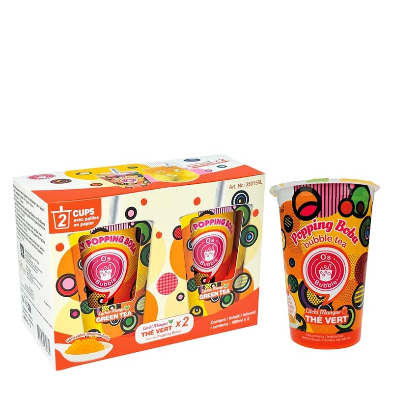 Popping Boba Litschi & Mango 2er-Pack