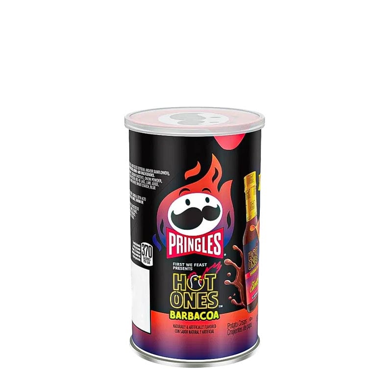 Pringles Hot Ones Barbacoa 71g