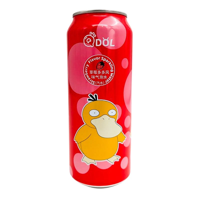 Qdol Pokémon Kohlensäurehaltiges Wasser Erdbeere 500ml