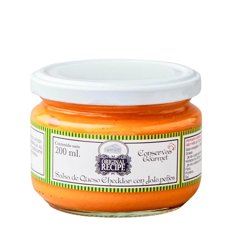 Käsedip Cheddar mit Jalapeño 200g