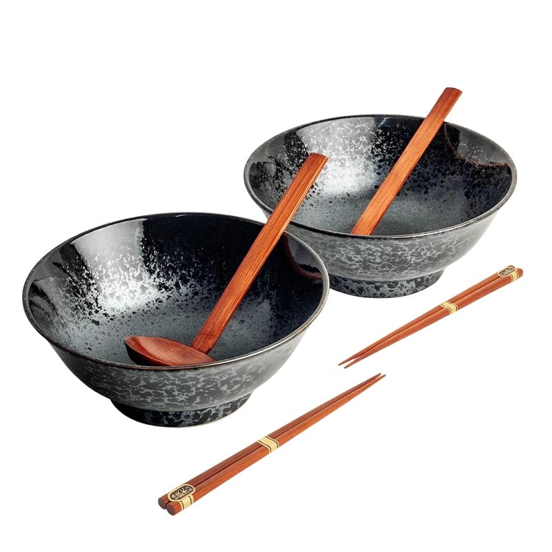 Ramen-Set Essstäbchen & Löffel Koge