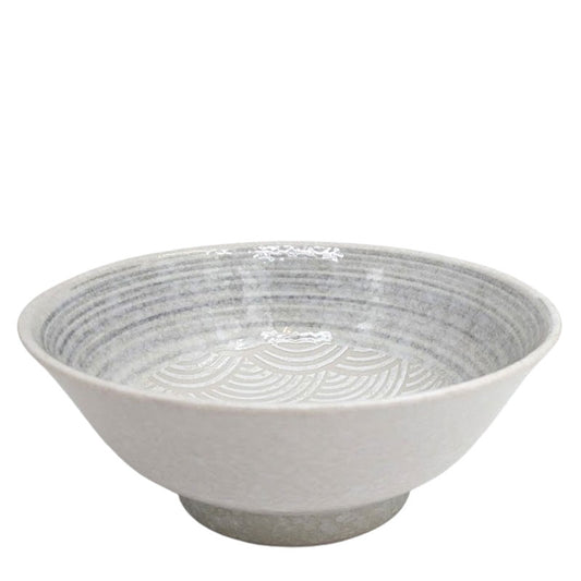 Ramen Schale Japanische Wellen Grau & Blau 21,3 cm