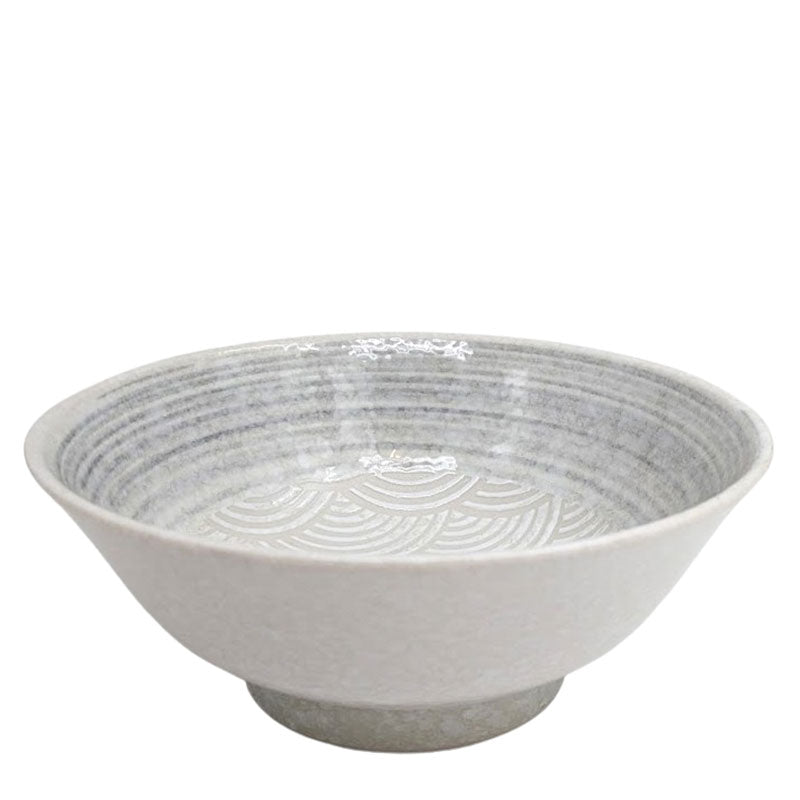 Ramen Schale Japanische Wellen Grau & Blau 21,3 cm