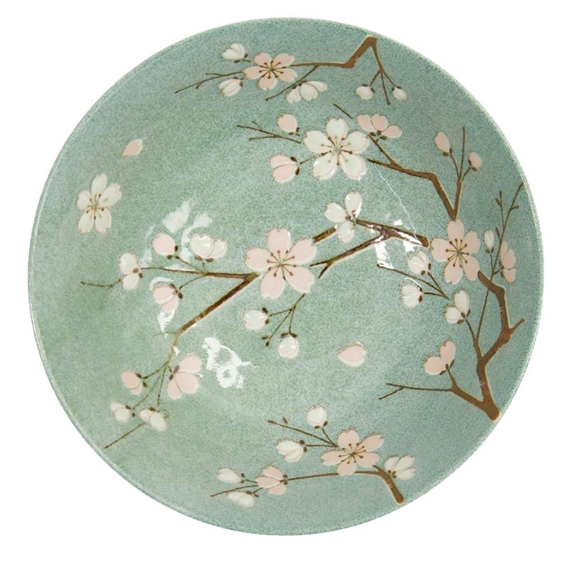 Ramenschale Sakura Grün 21cm