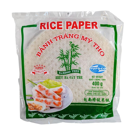 Runde Reispapierblätter für frische Frühlingsrollen (Spring Roll) 22 cm 400g