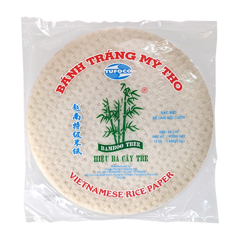 Reispapier für Frühlingsrollen 28cm 30 Blatt 340g