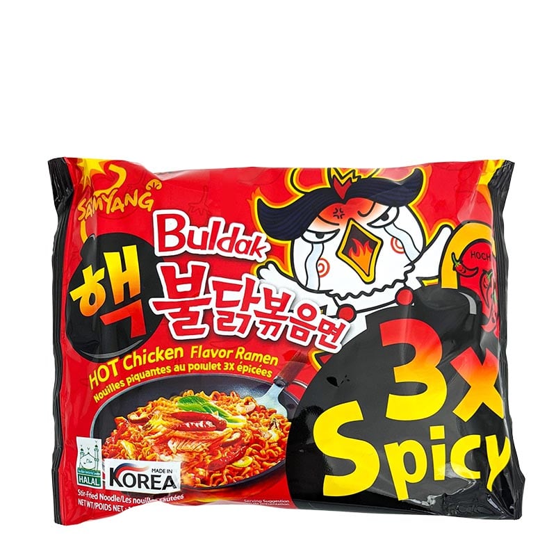 Samyang Hot Chicken Ramen 3x Scharf
